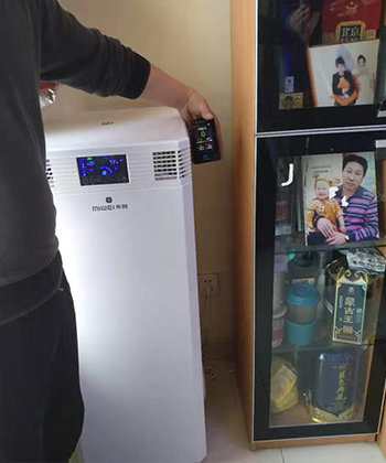 蘊實園小區文先生安裝米微新風系統